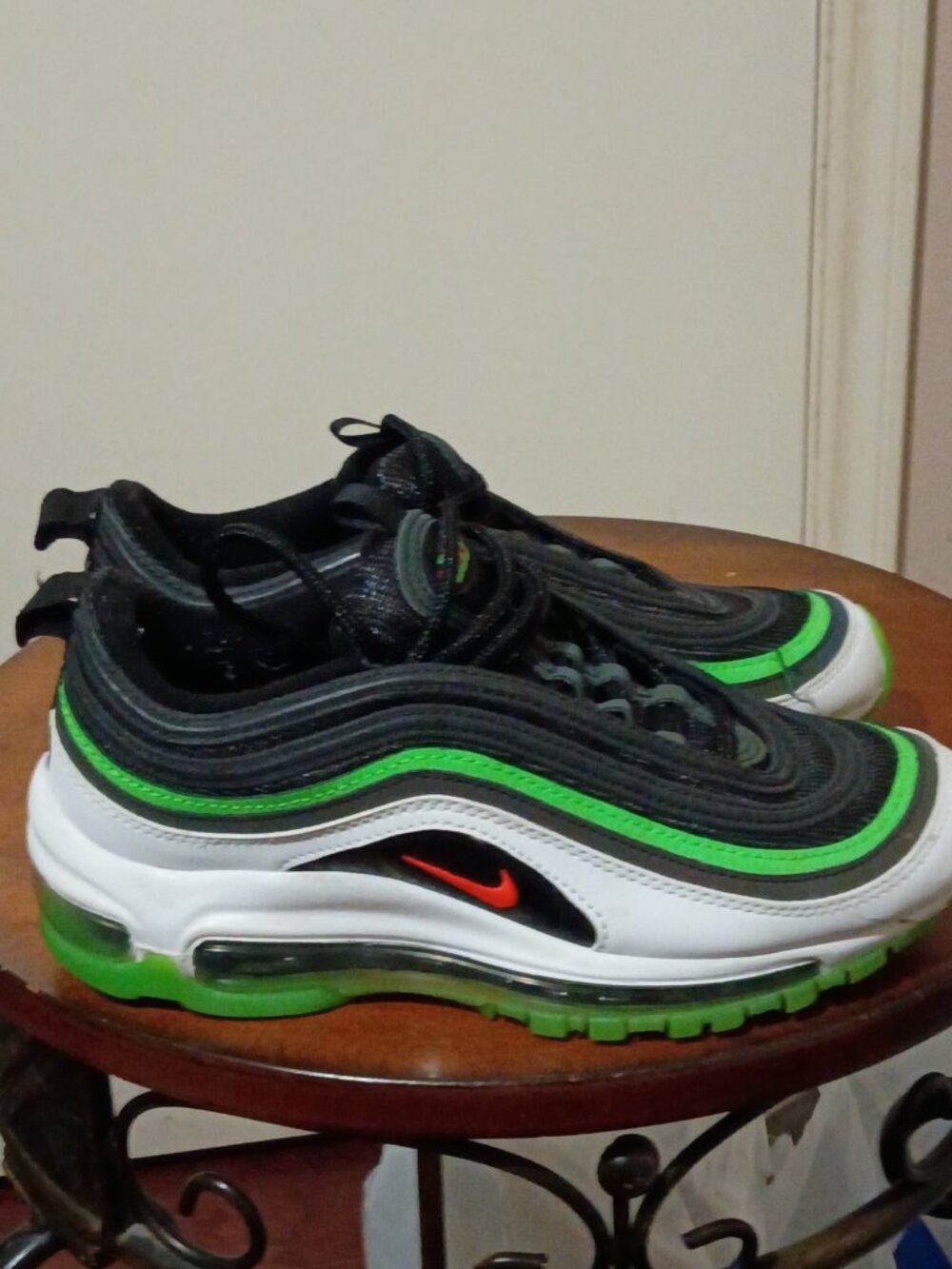 Nike Air Max 97 'City Pride Dallas Home' Black Green Sneaker CI4427-001 Size 4Y